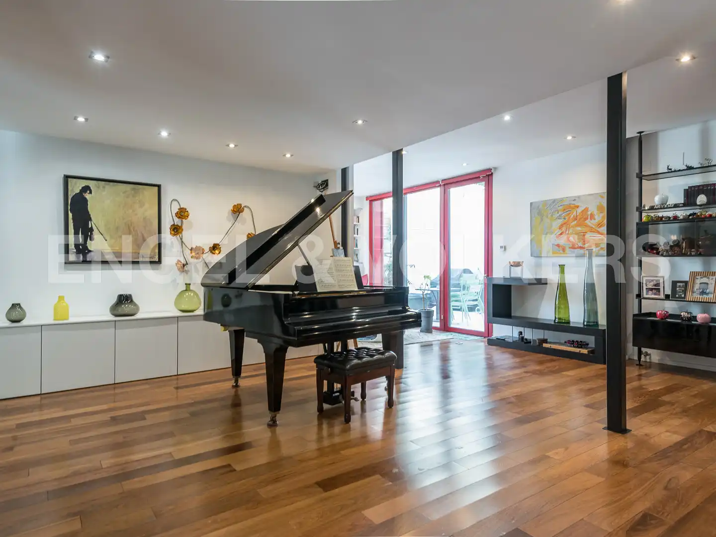 Sala de estar de Casa o chalet en venta en Barcelona con Aire acondicionado, Calefacción y Jardín privado