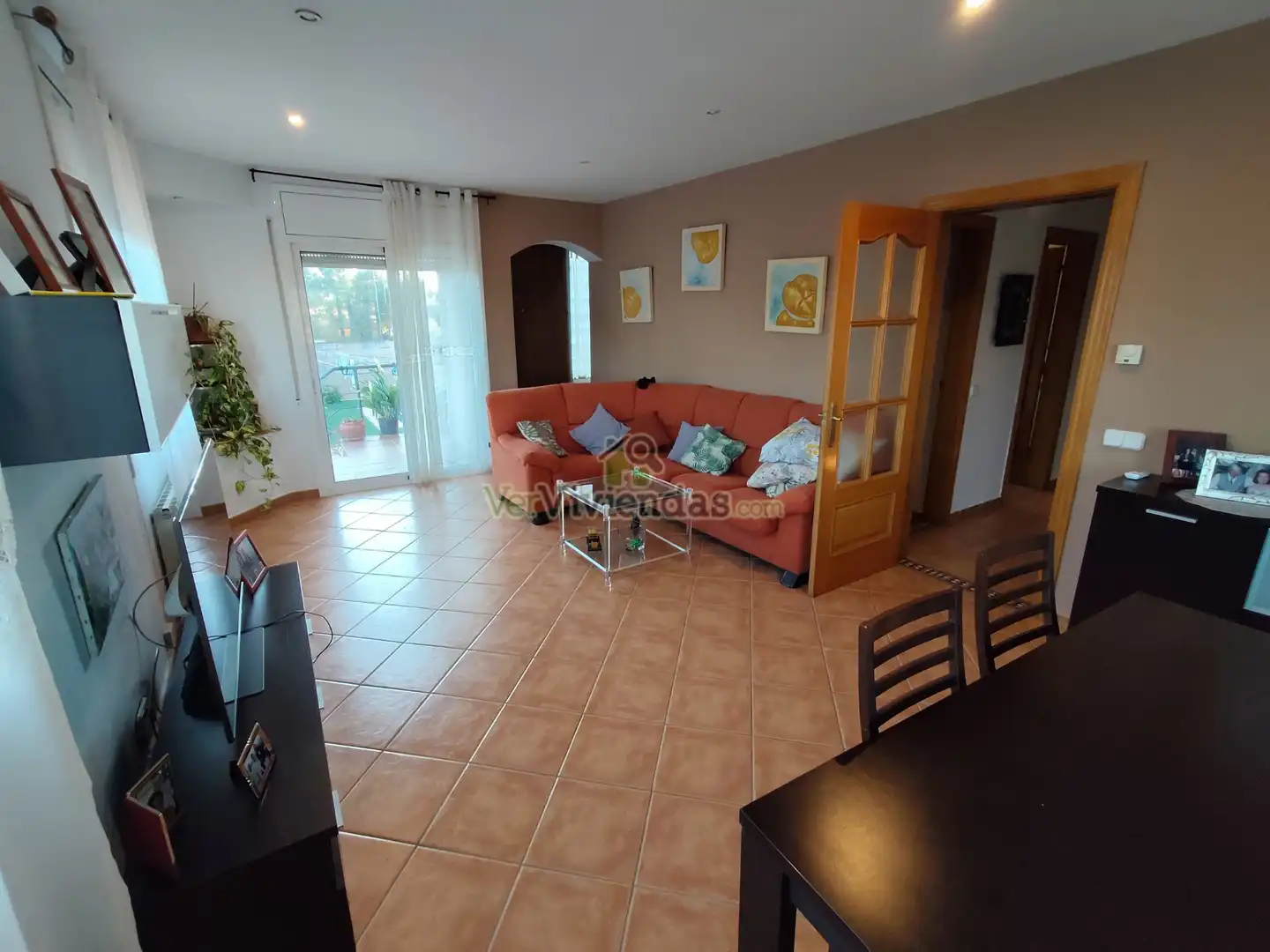 Sala d'estar de Casa o xalet en venda en Piera amb Aire condicionat, Calefacció i Jardí privat