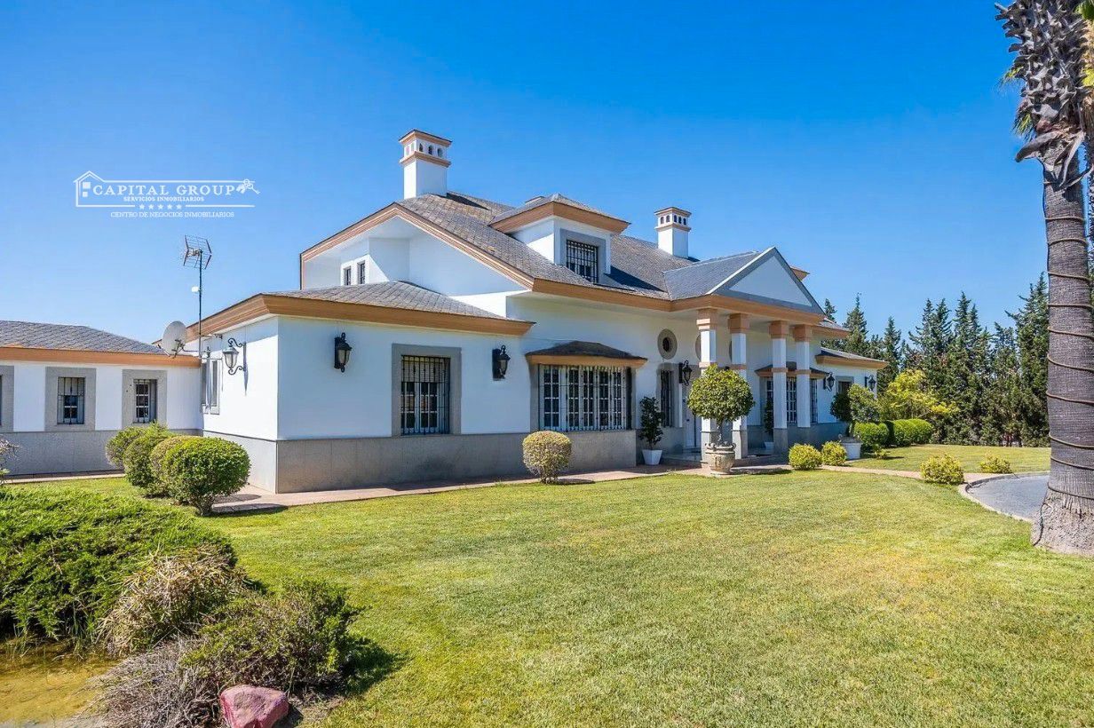 Vista exterior de Casa o xalet en venda en Aljaraque amb Aire condicionat, Calefacció i Jardí privat