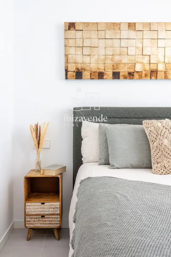 Bedroom of Flat for sale in Eivissa  with Air Conditioner, Heating and Terrace