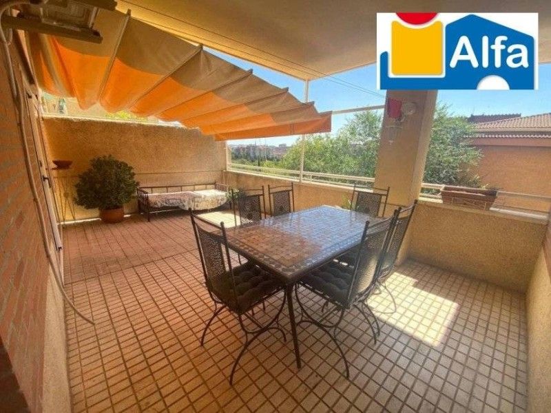 Terrace of Apartment to rent in Cáceres Capital  with Air Conditioner, Heating and Furnished