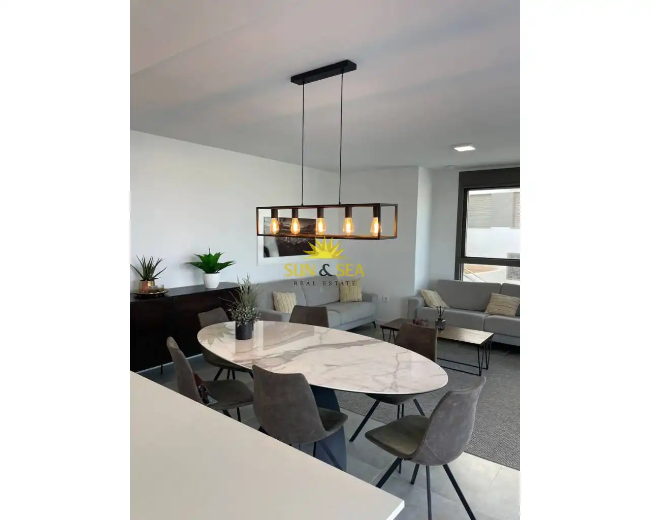 Dining room of Apartments for rent in Finestrat  with Air Conditioner, Heating and Terrace