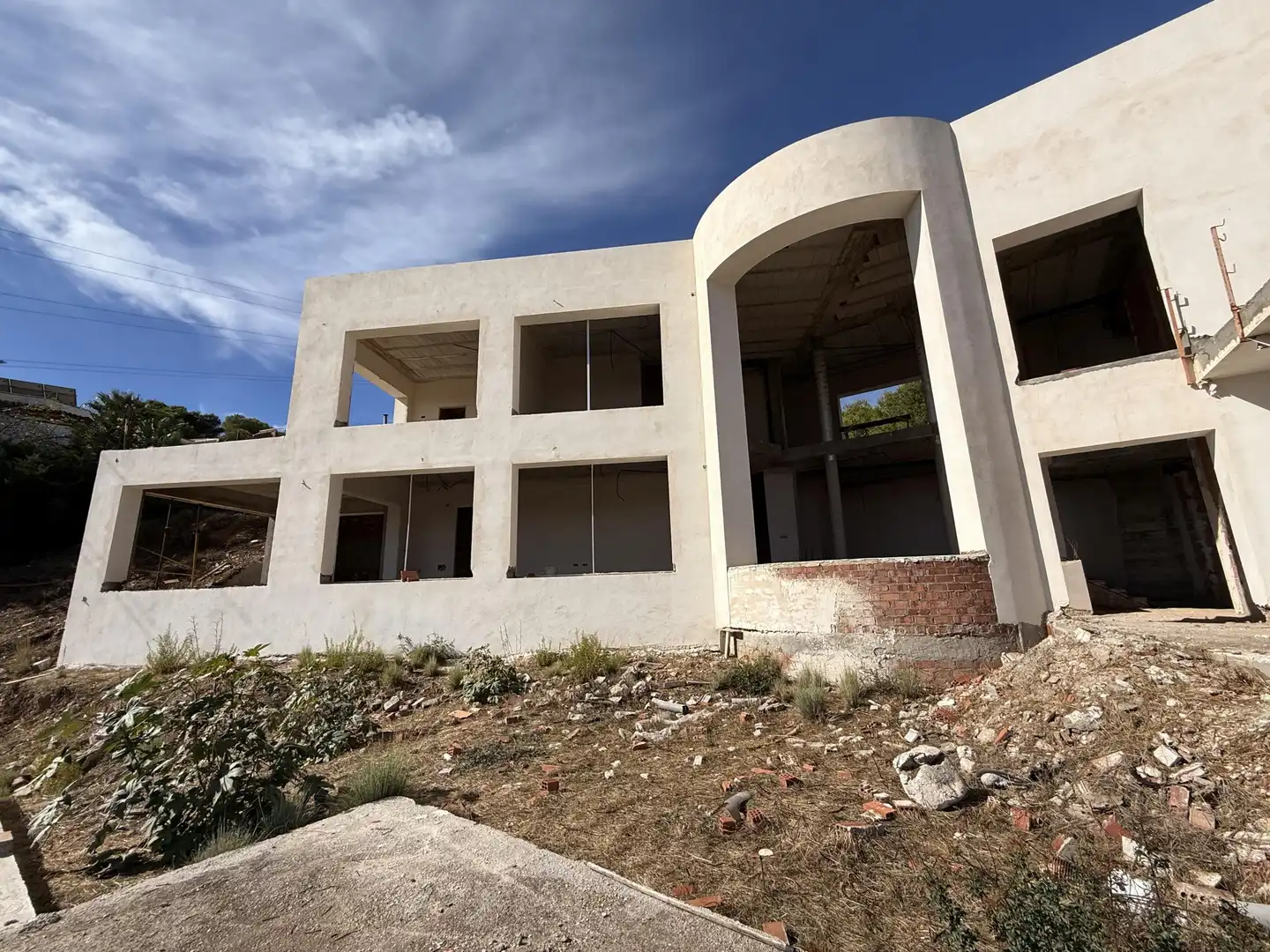Vista exterior de Casa o chalet en venta en Marbella con Alarma