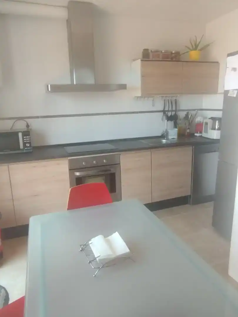 Kitchen of Flat for sale in Vícar  with Air Conditioner, Furnished and Oven