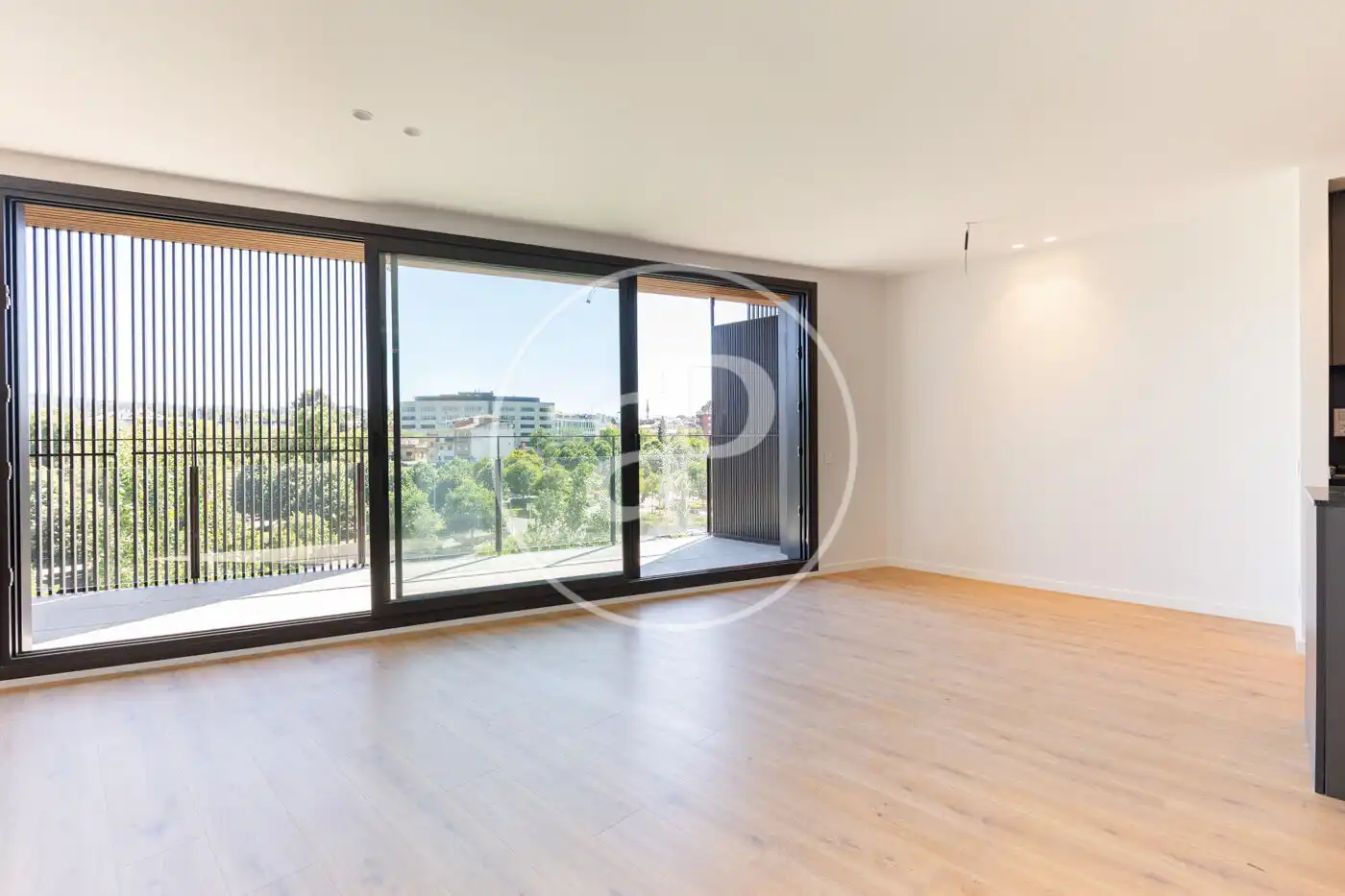 Wohnzimmer von Wohnung zum Verkauf in Sant Cugat del Vallès mit Klimaanlage, Heizung und Balkon