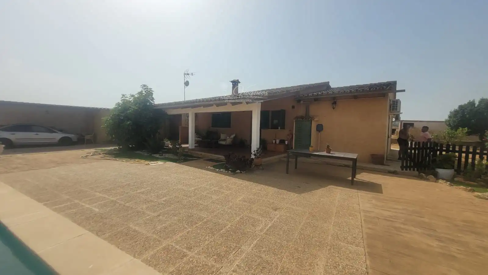 Exterior view of Houses for rent in Santa Eugènia  with Air Conditioner and Swimming Pool