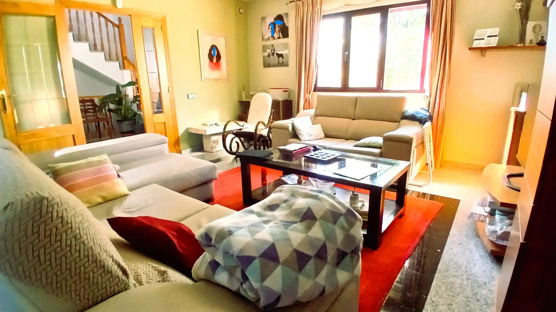 Sala d'estar de Casa o xalet en venda en Collado Villalba amb Calefacció, Jardí privat i Terrassa