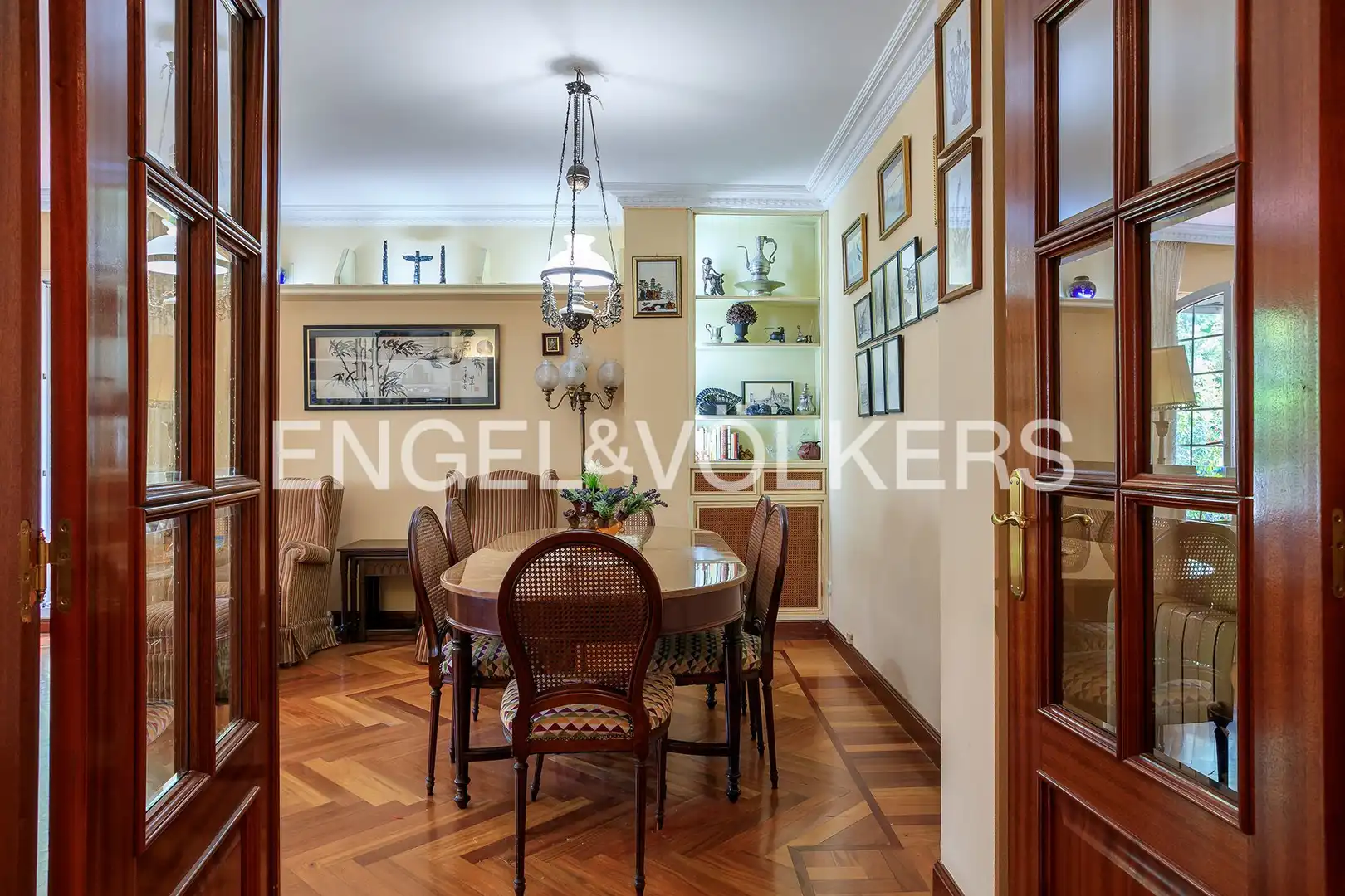 Dining room of Flat for sale in Getxo   with Heating, Private garden and Parquet flooring