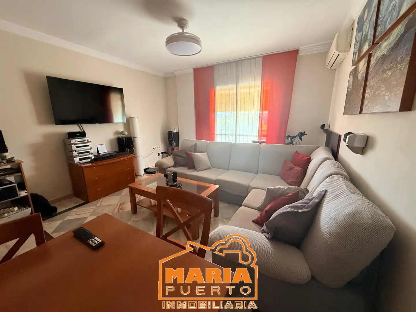 Living room of Flat for sale in Málaga  with Air Conditioner