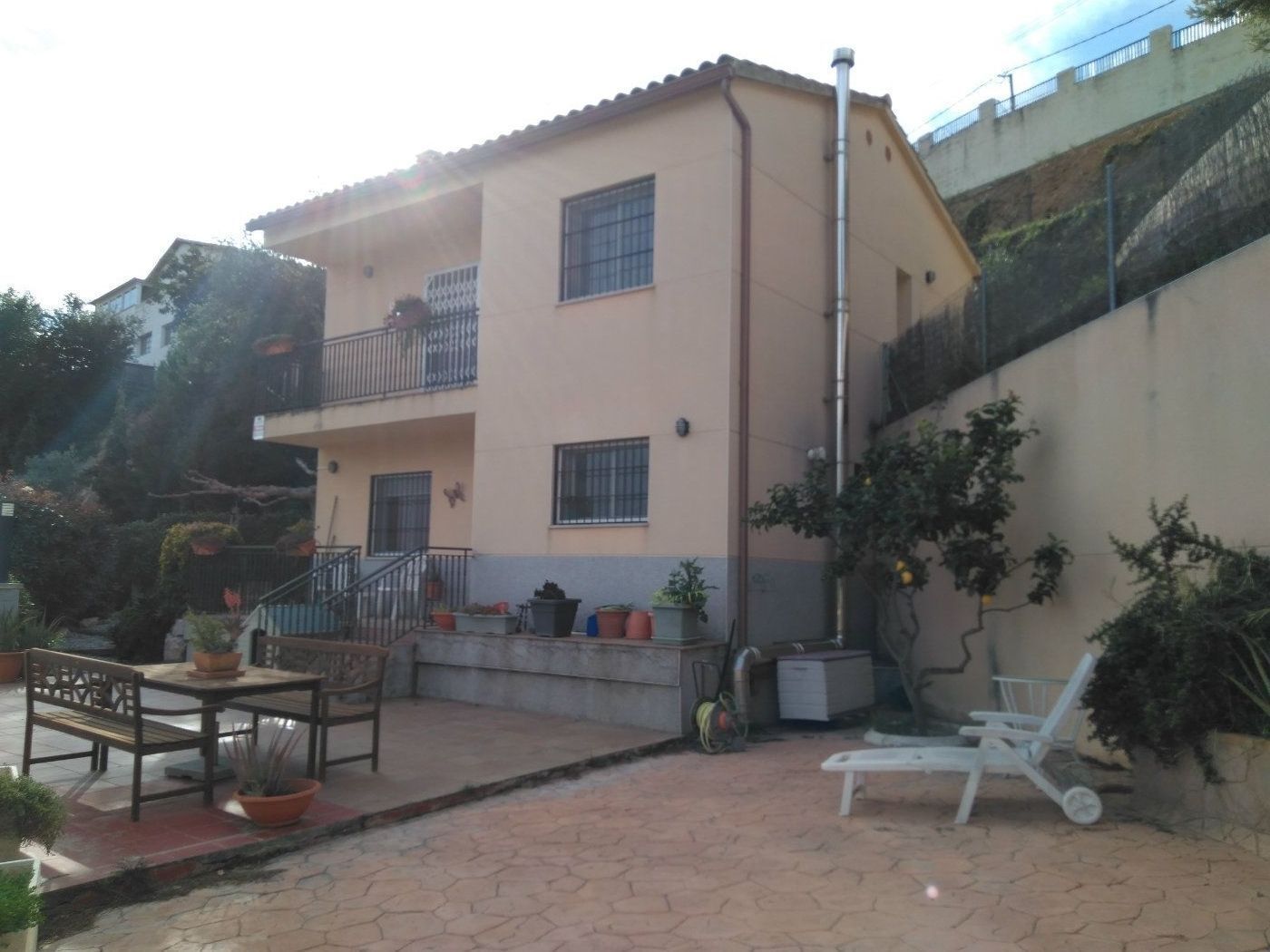 Exterior view of Flat for sale in Sant Cebrià de Vallalta  with Heating, Terrace and Storage room