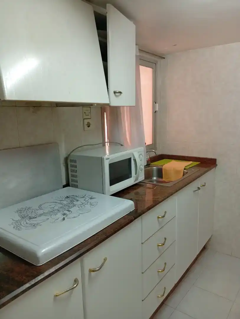 Cocina de Piso en venta en Graja de Campalbo con Jardín privado, Trastero y Amueblado