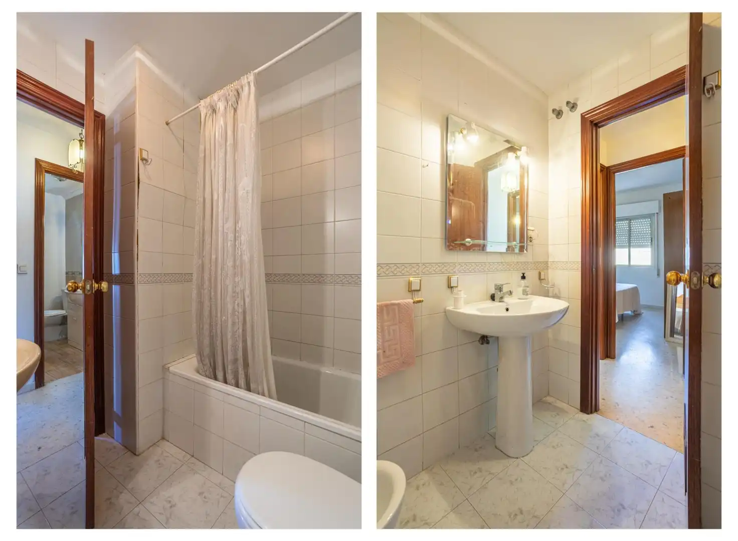 Bathroom of Flat for sale in Sevilla  with Air Conditioner and Furnished