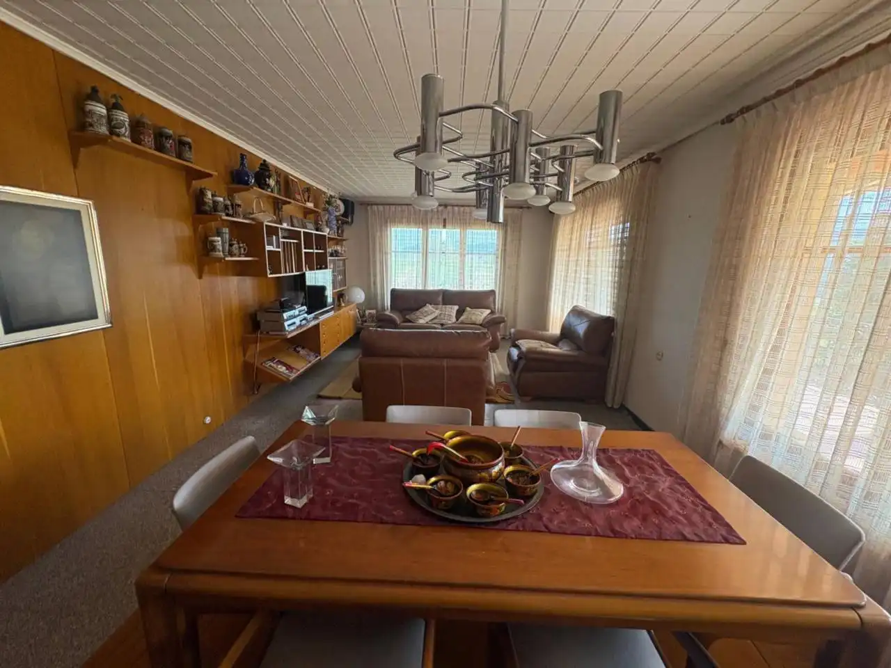 Comedor de Finca rústica en venta en Onil con Calefacción, Jardín privado y Terraza