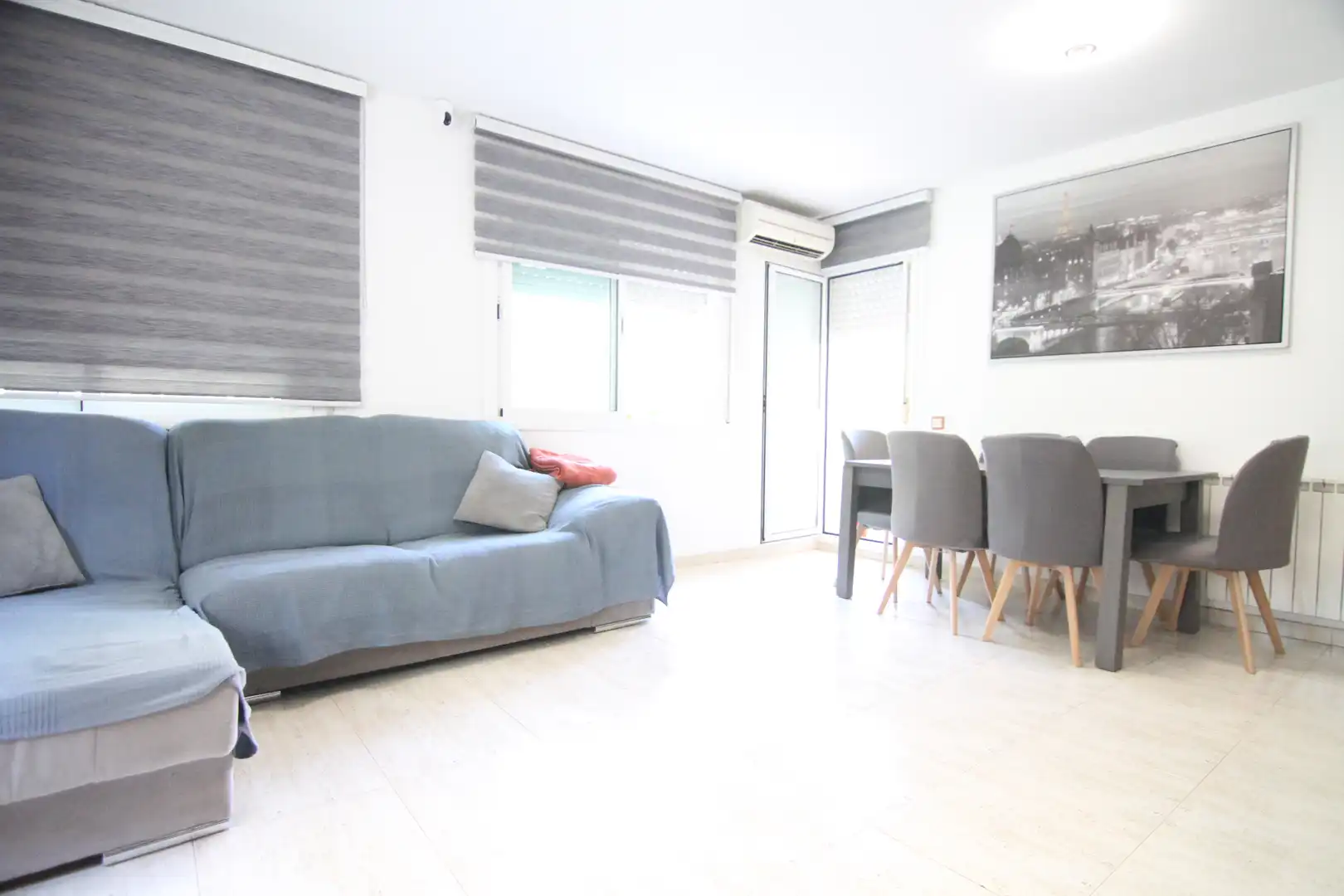 Wohnzimmer von Wohnung zum Verkauf in Olesa de Montserrat mit Klimaanlage, Heizung und Ofen