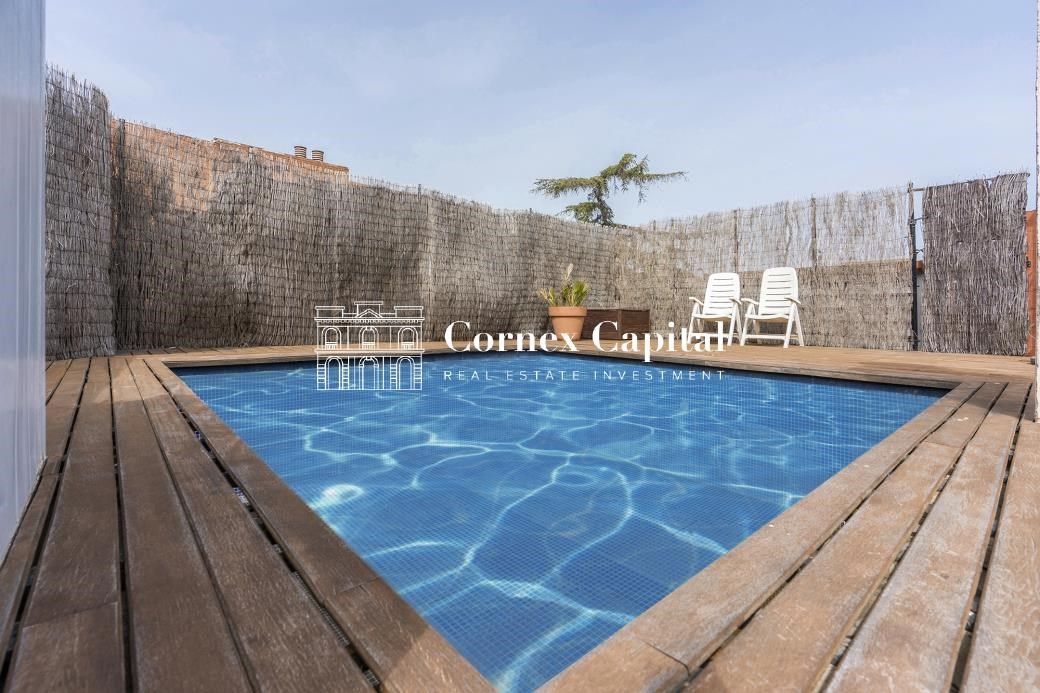 Piscina de Àtic en venda en  Barcelona Capital amb Aire condicionat, Calefacció i Terrassa