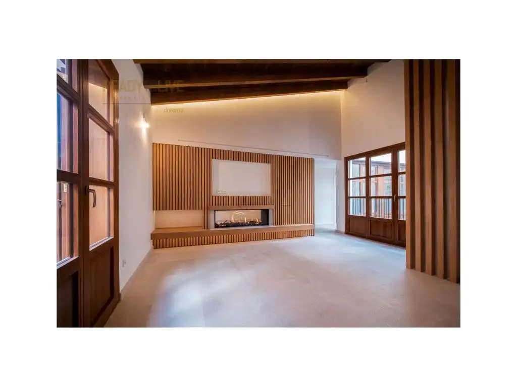 Wohnzimmer von Dachboden zum Verkauf in  Palma de Mallorca mit Klimaanlage, Ofen und Balkon
