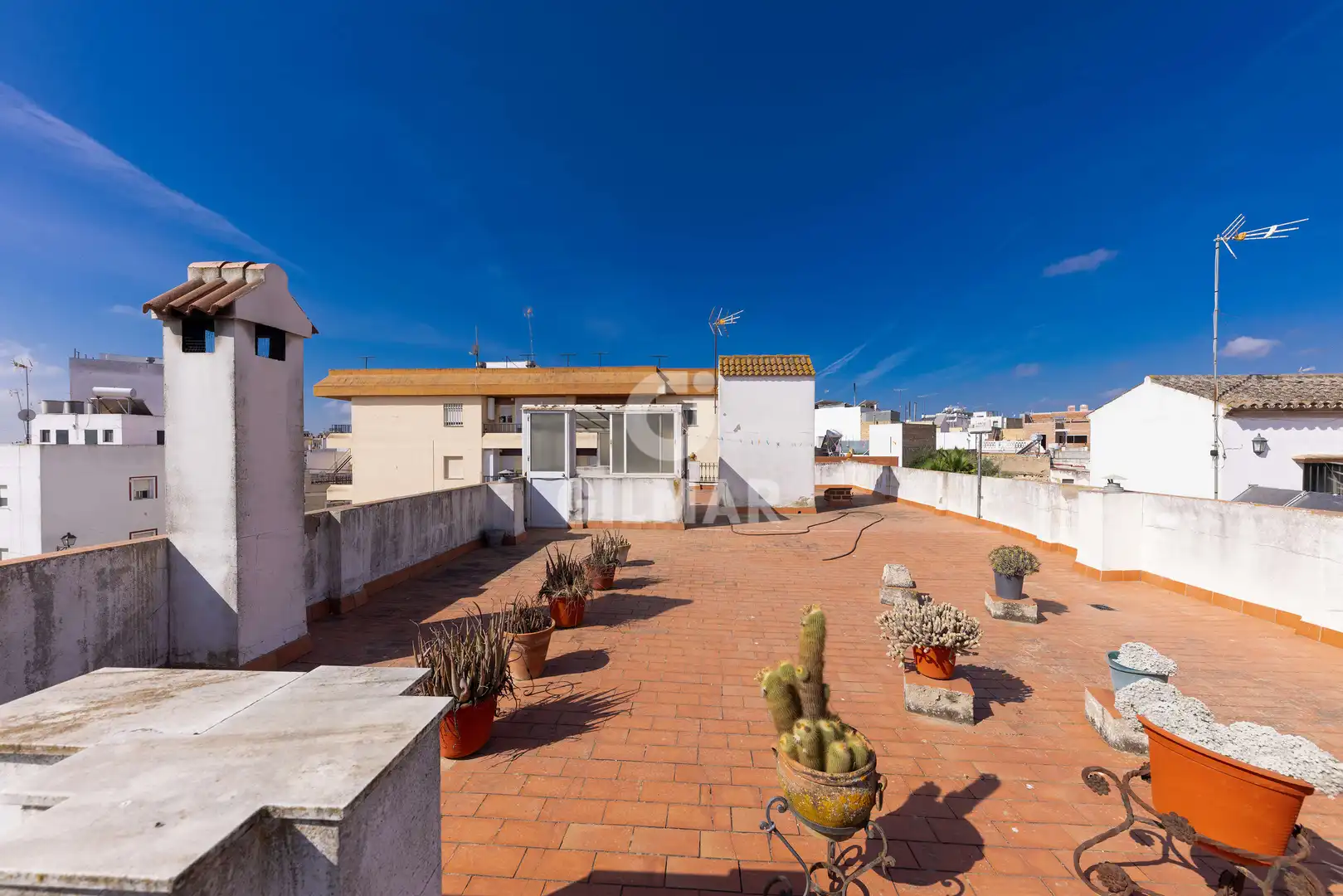 Jardí de Casa adosada en venda en Coria del Río amb Calefacció