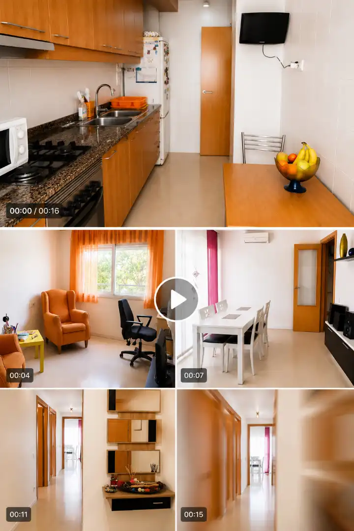Living room of Flat for sale in Badalona  with Storage room, Balcony and Alarm