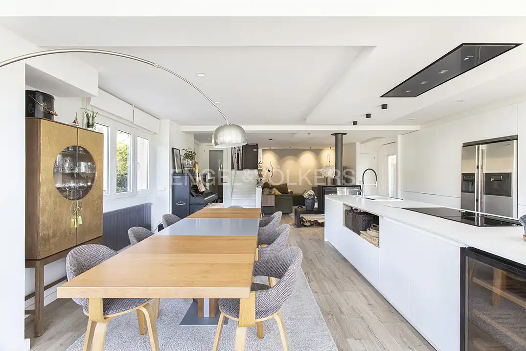 Cocina de Casa o chalet en venta en Gijón  con Calefacción, Jardín privado y Terraza