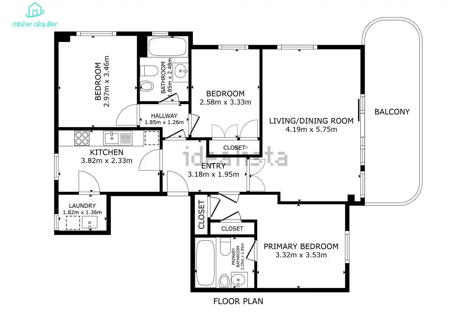 Apartament amb terrassa de lloguer a MAGRANER, DEL 1, imagen 71