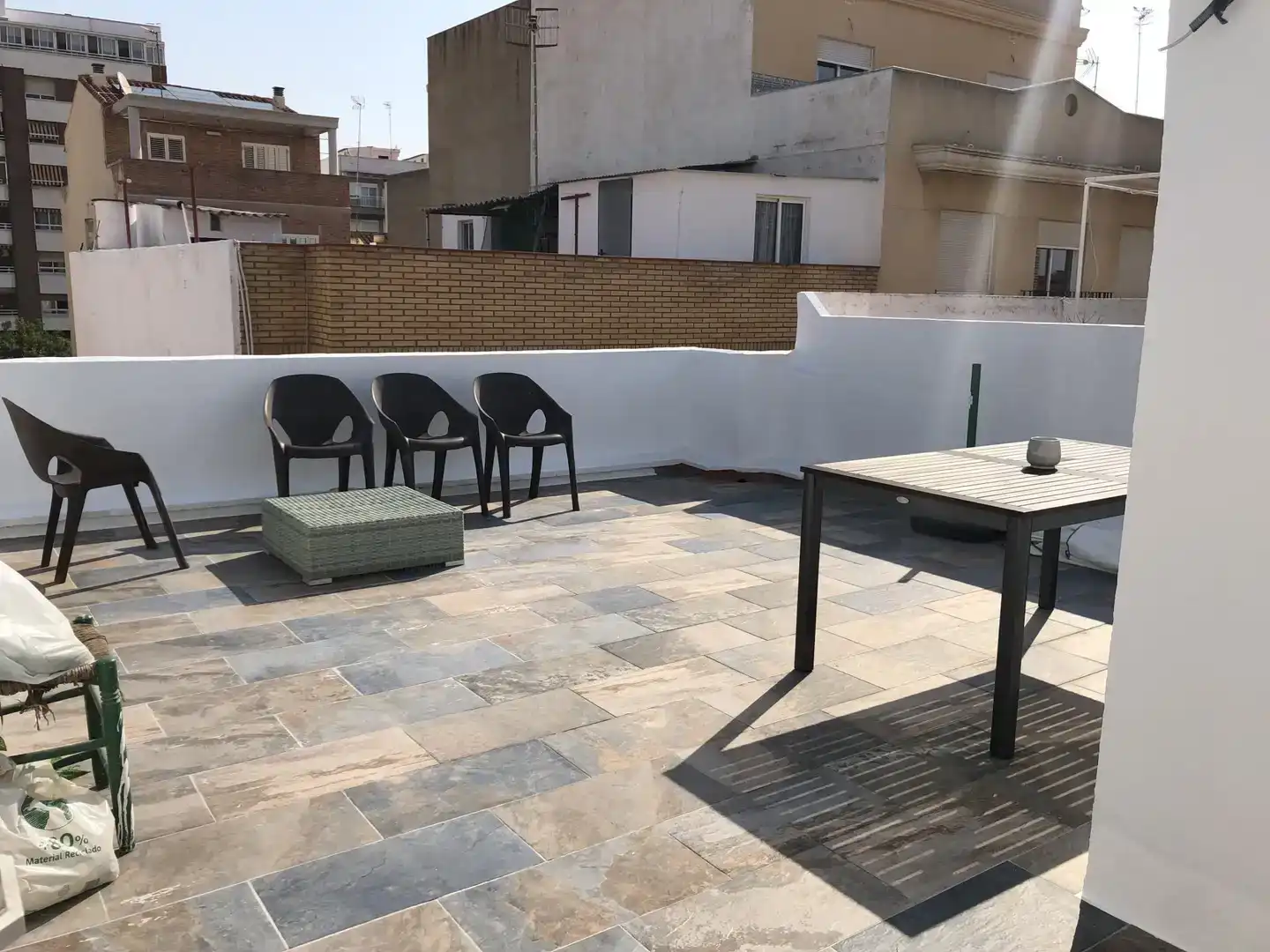 Terrassa de Àtic per a compartir en Sagunto / Sagunt amb Aire condicionat, Parquet i Traster