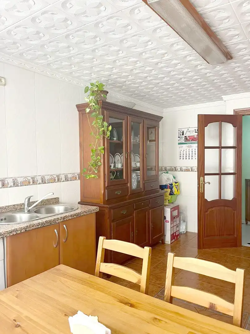 Kitchen of Flat for sale in Málaga  with Terrace and Furnished