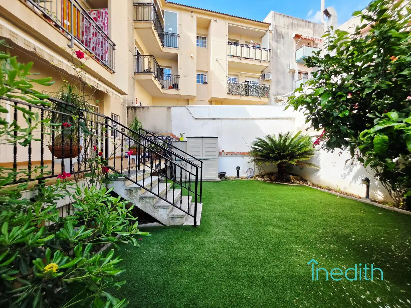 Terrasse von Wohnung zum Verkauf in Cubelles mit Heizung, Privatgarten und Terrasse