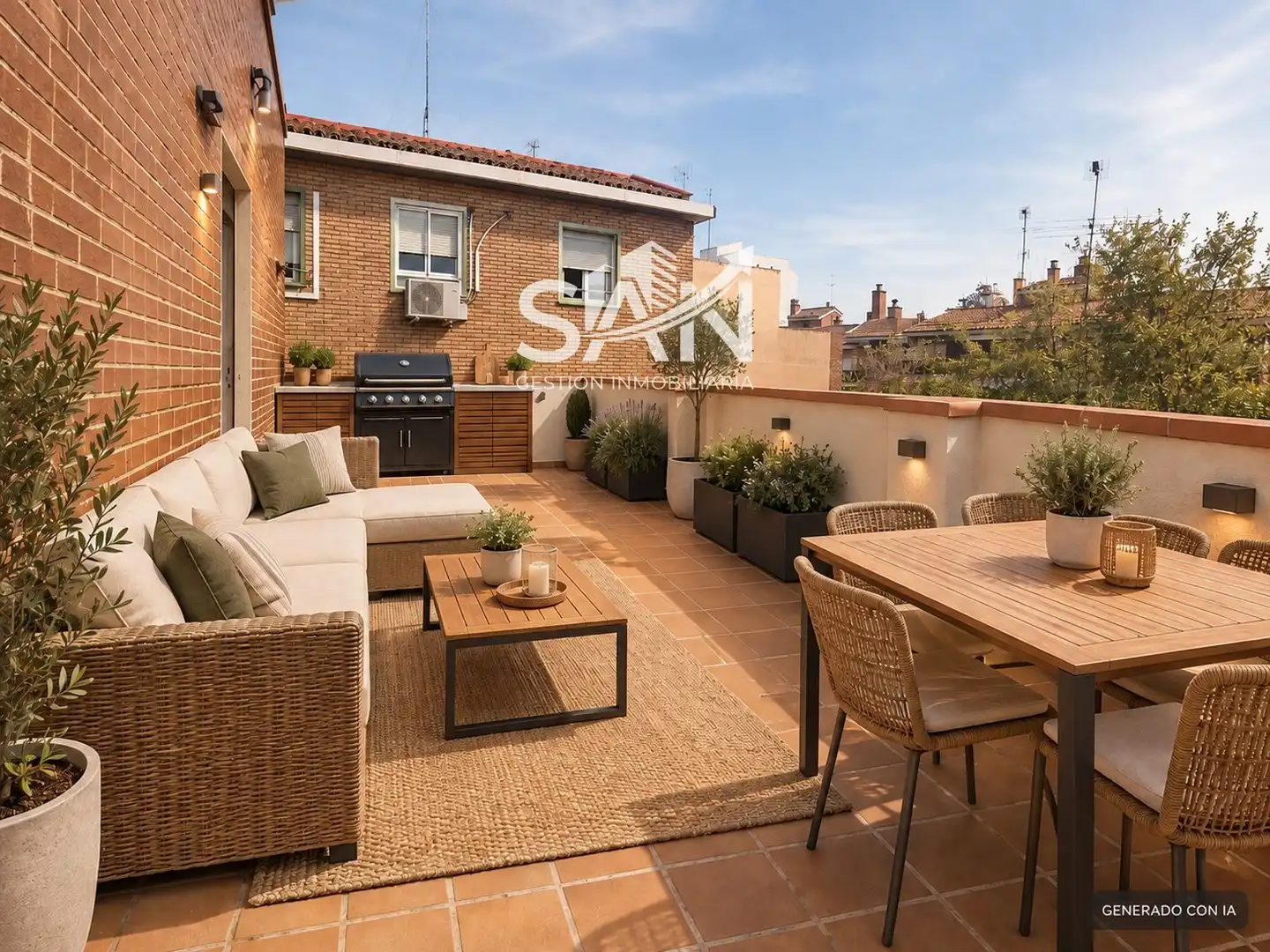 Penthouse with terrace for sale in Torrero-La Paz