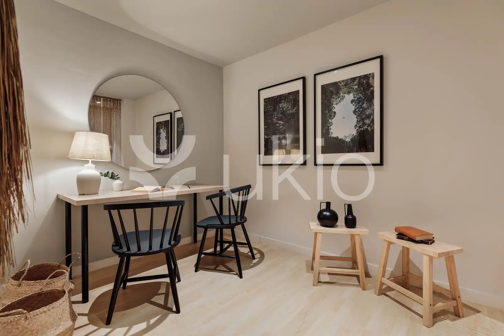 Dormitori de Apartament de lloguer en Barcelona amb Aire condicionat, Calefacció i Terrassa
