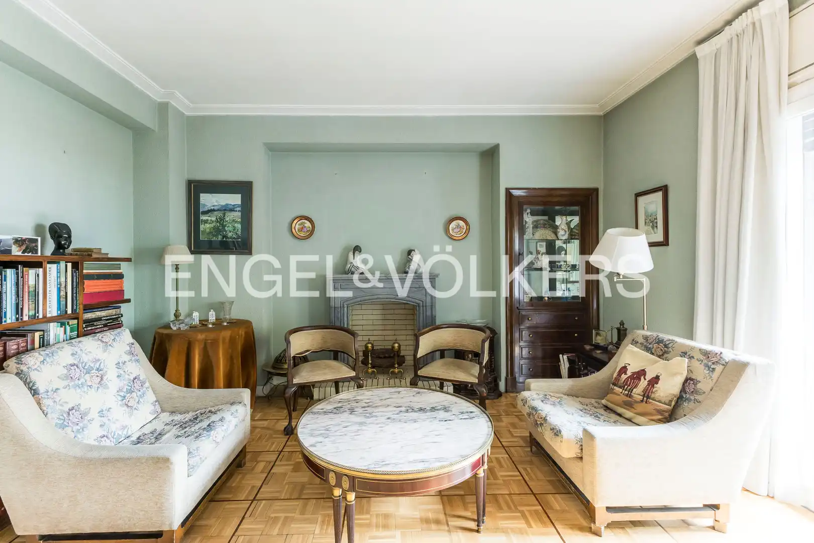 Sala de estar de Piso en venta en Chamartín