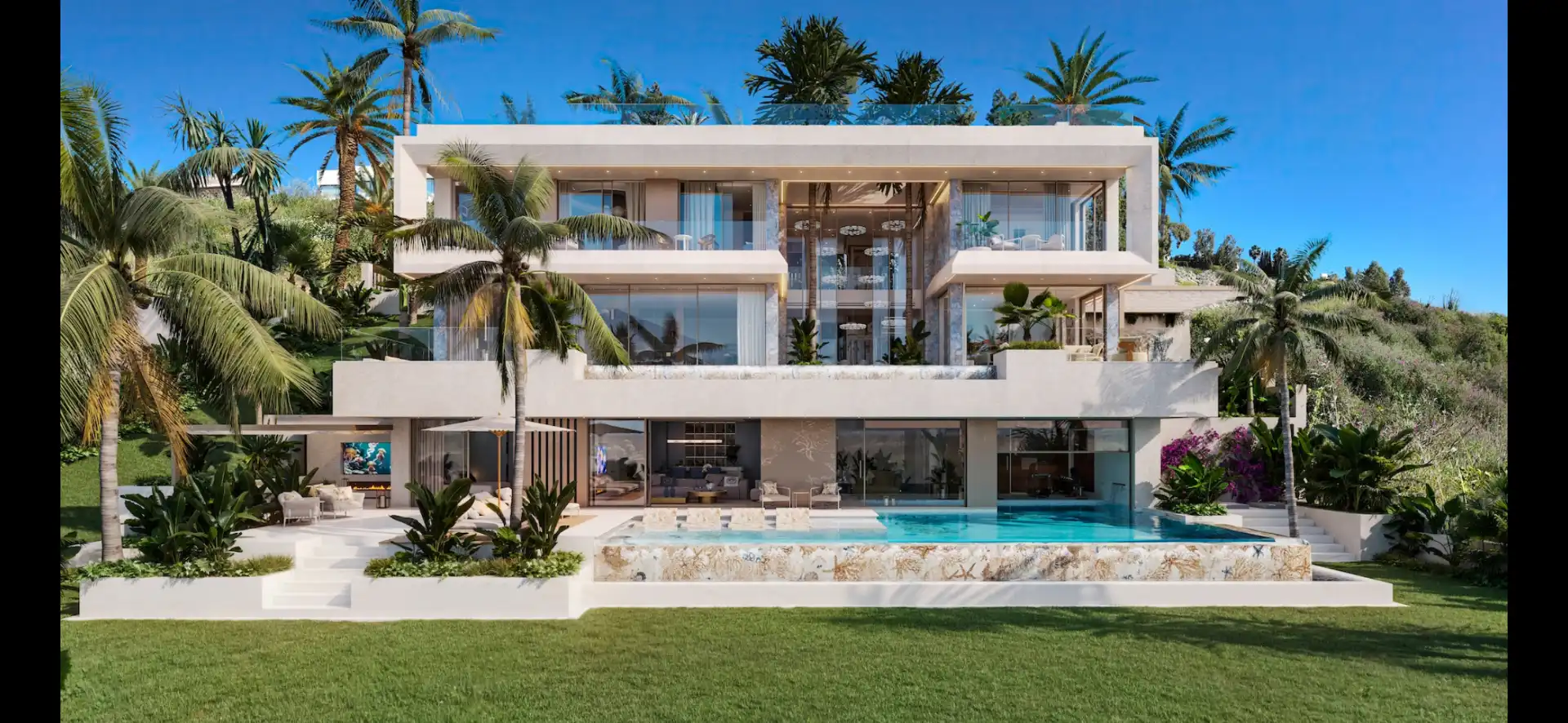 Vista exterior de Casa o xalet en venda en Marbella amb Aire condicionat, Calefacció i Terrassa