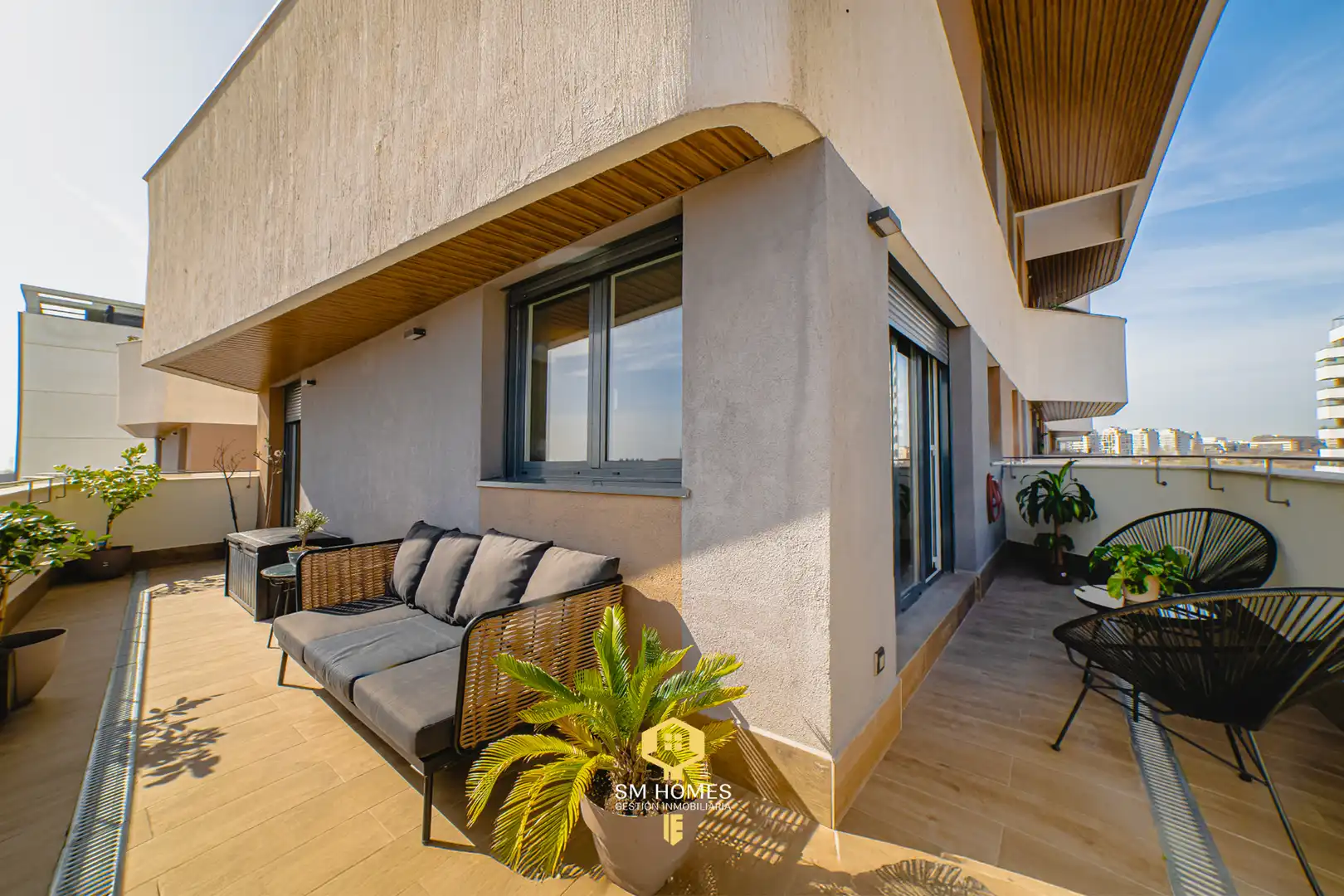 Balcony of Flat for sale in  Madrid Capital  with Air Conditioner, Heating and Terrace