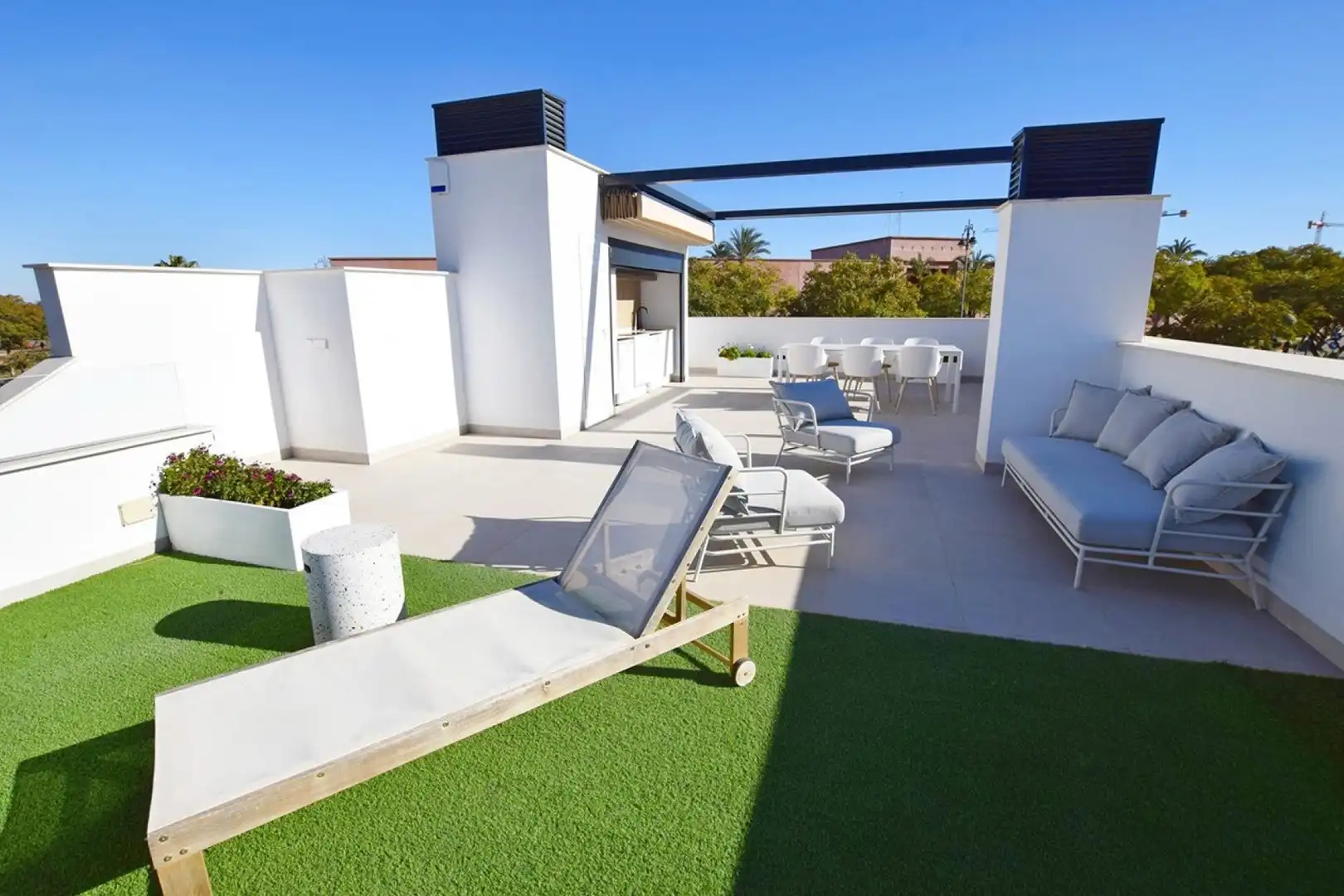 Terrassa de Pis en venda en Alhama de Murcia amb Aire condicionat, Jardí privat i Terrassa