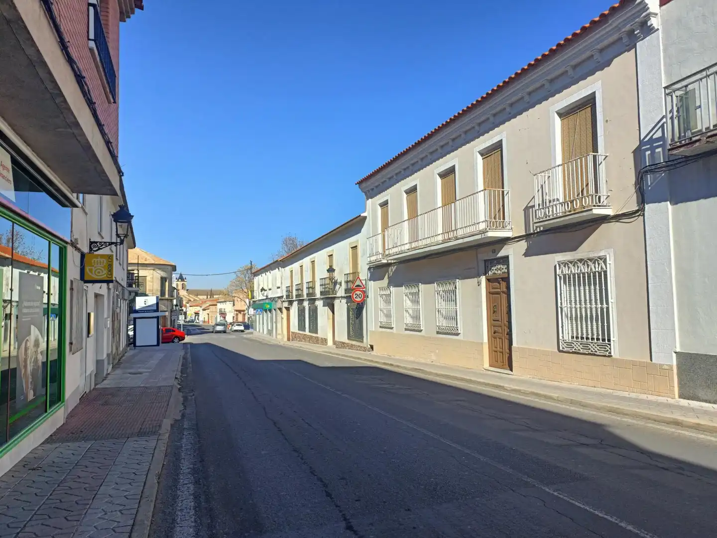 Vista exterior de Casa adosada en venta en Villarta de San Juan con Calefacción, Terraza y Balcón