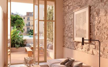 Living room of Flat for sale in  Barcelona Capital  with Air Conditioner, Heating and Private garden