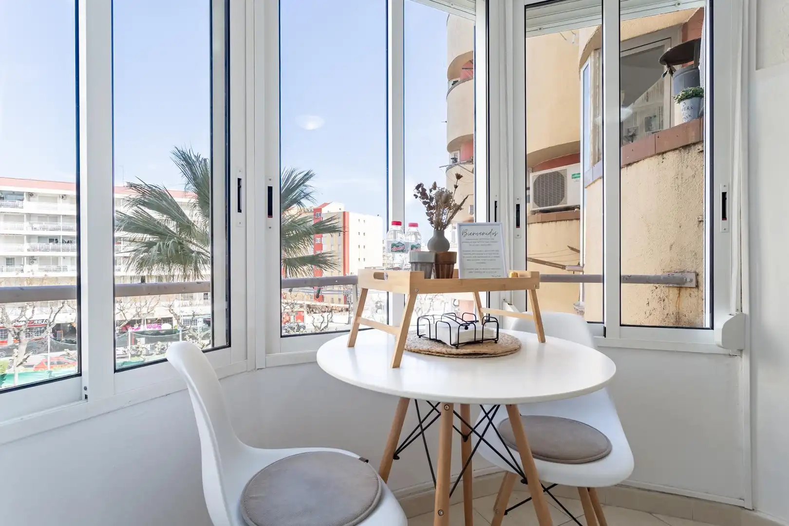Terrasse von Wohnung zum Verkauf in Vila-seca mit Klimaanlage, Privatgarten und Schwimmbad