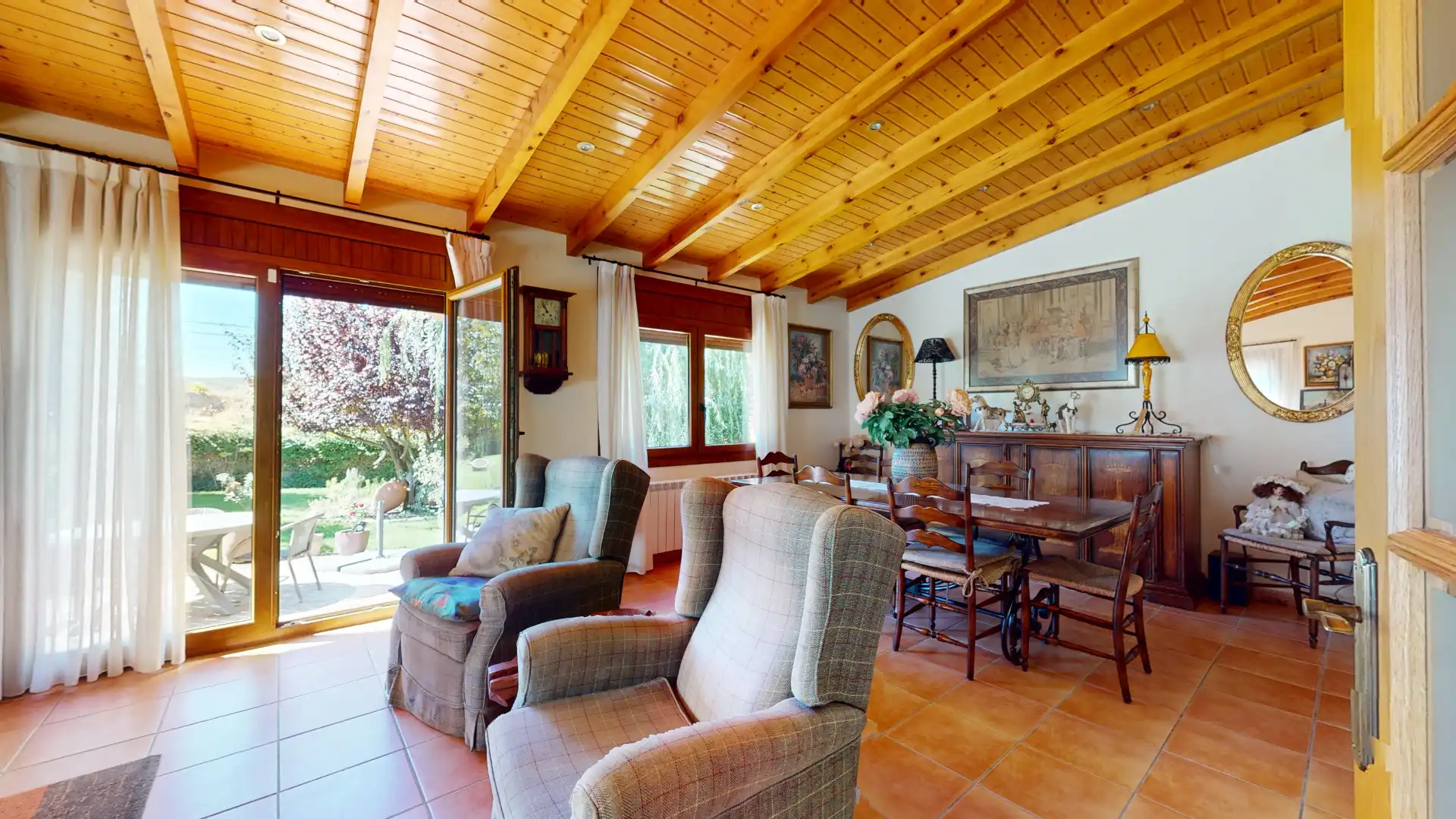 Living room of Houses for sale in Prades  with Heating, Private garden and Terrace