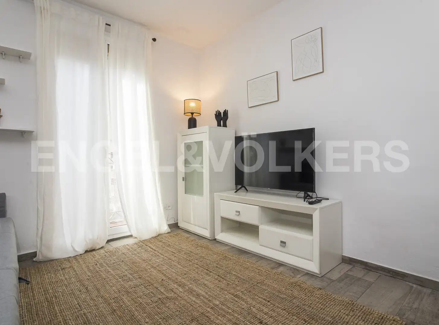 Schlafzimmer von Dachboden zum Verkauf in Barcelona mit Klimaanlage, Heizung und Parkett