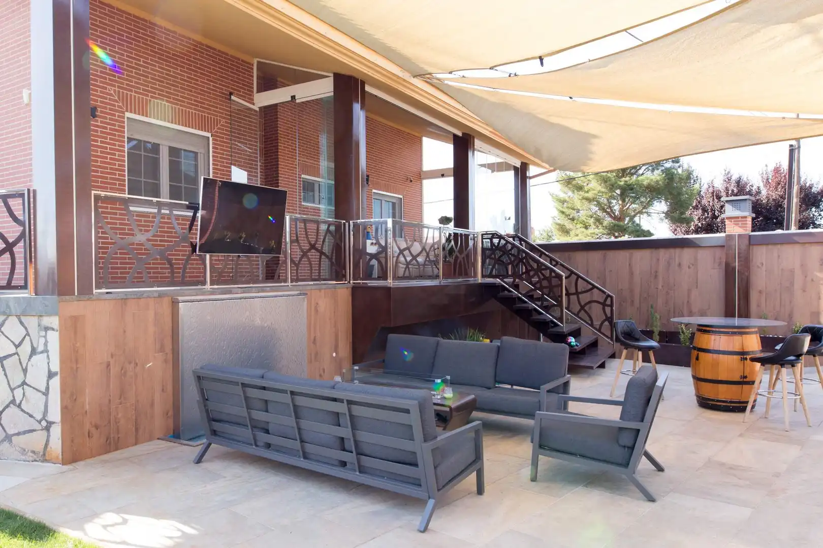 Terraza de Casa o chalet en venta en Villaturiel