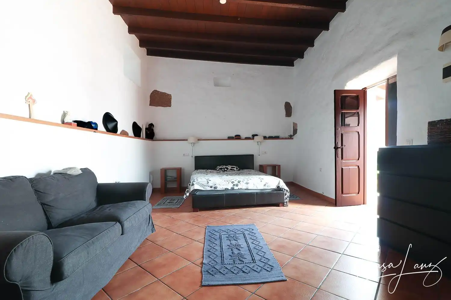 Sala de estar de Casa o chalet en venta en San Bartolomé con Jardín privado, Terraza y Trastero