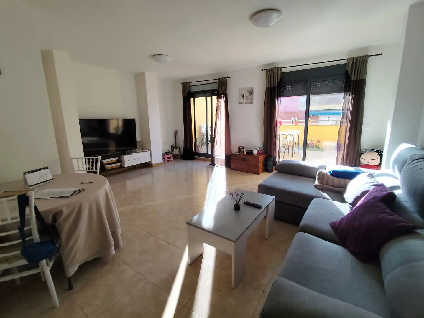 Sala de estar de Ático en venta en Murcia con Aire acondicionado, Terraza y Amueblado