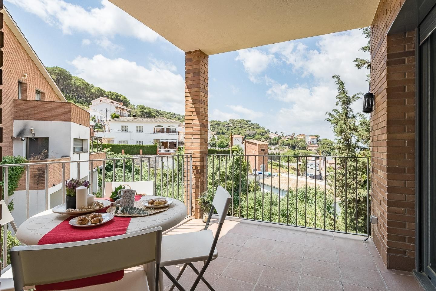 Terrassa de Casa o xalet en venda en Sant Fost de Campsentelles amb Aire condicionat, Calefacció i Jardí privat