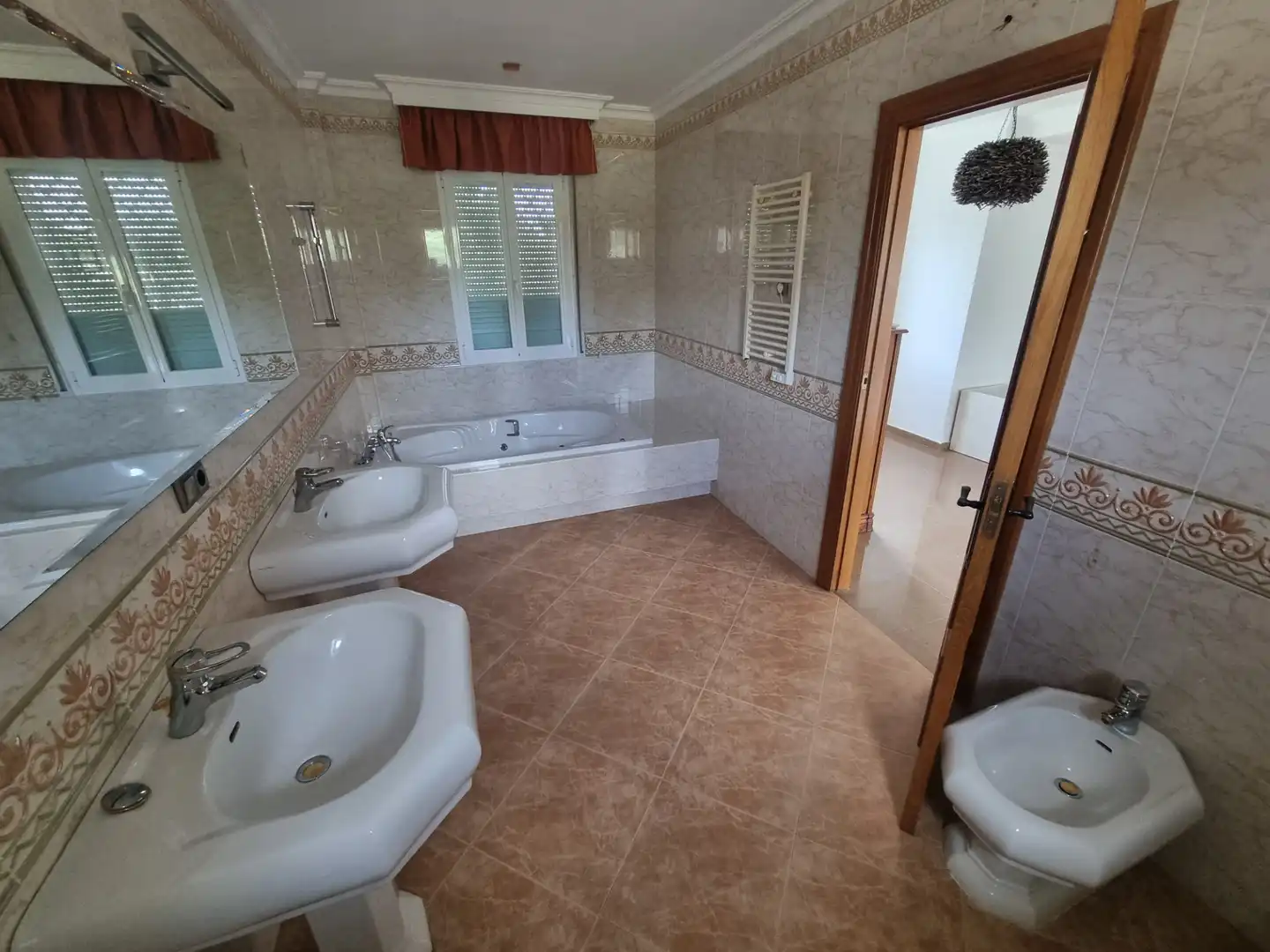 Baño de Casa o chalet en venta en Aljaraque con Jardín privado, Terraza y Trastero