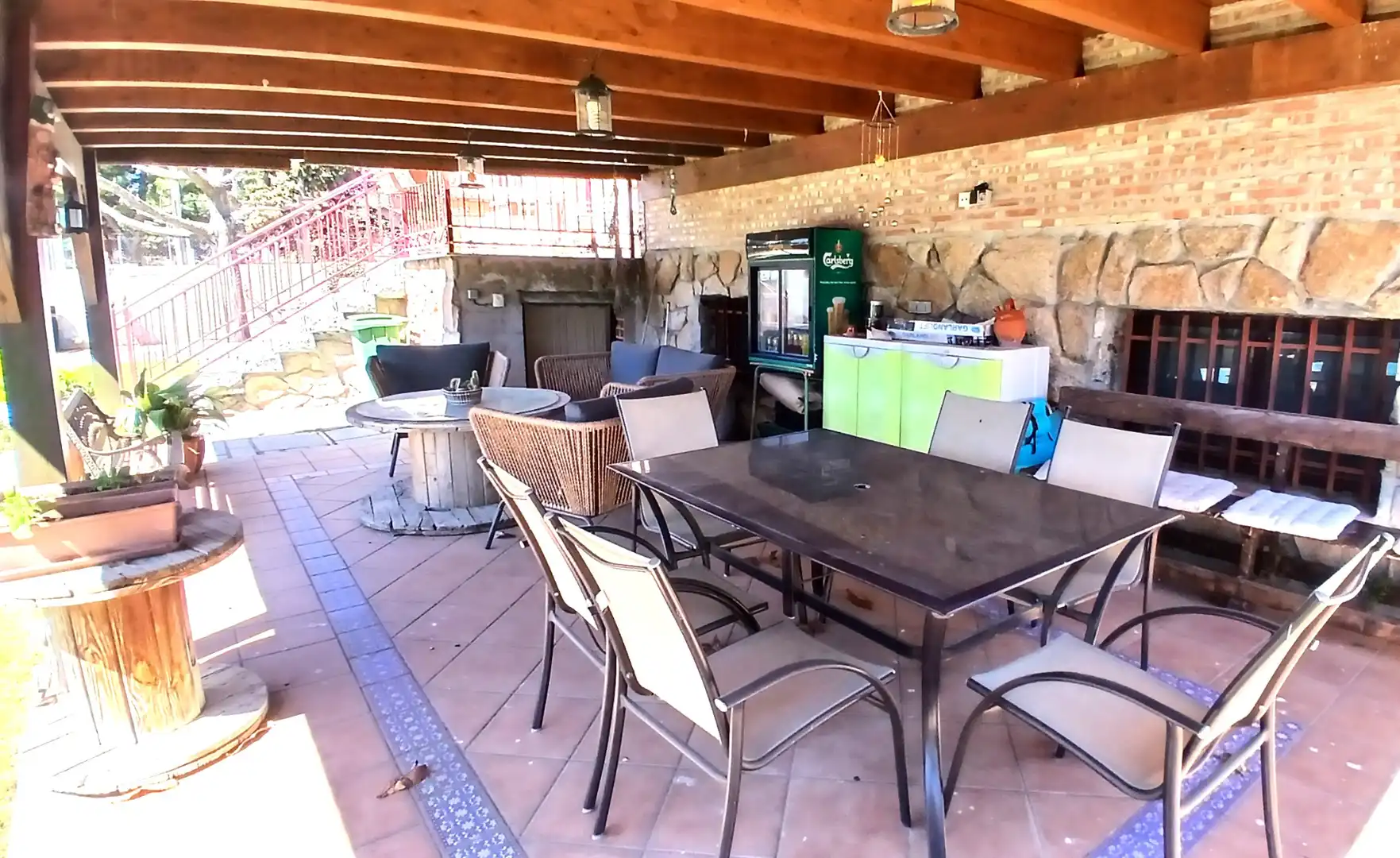 Terrassa de Casa o xalet en venda en Guadarrama amb Aire condicionat, Calefacció i Jardí privat