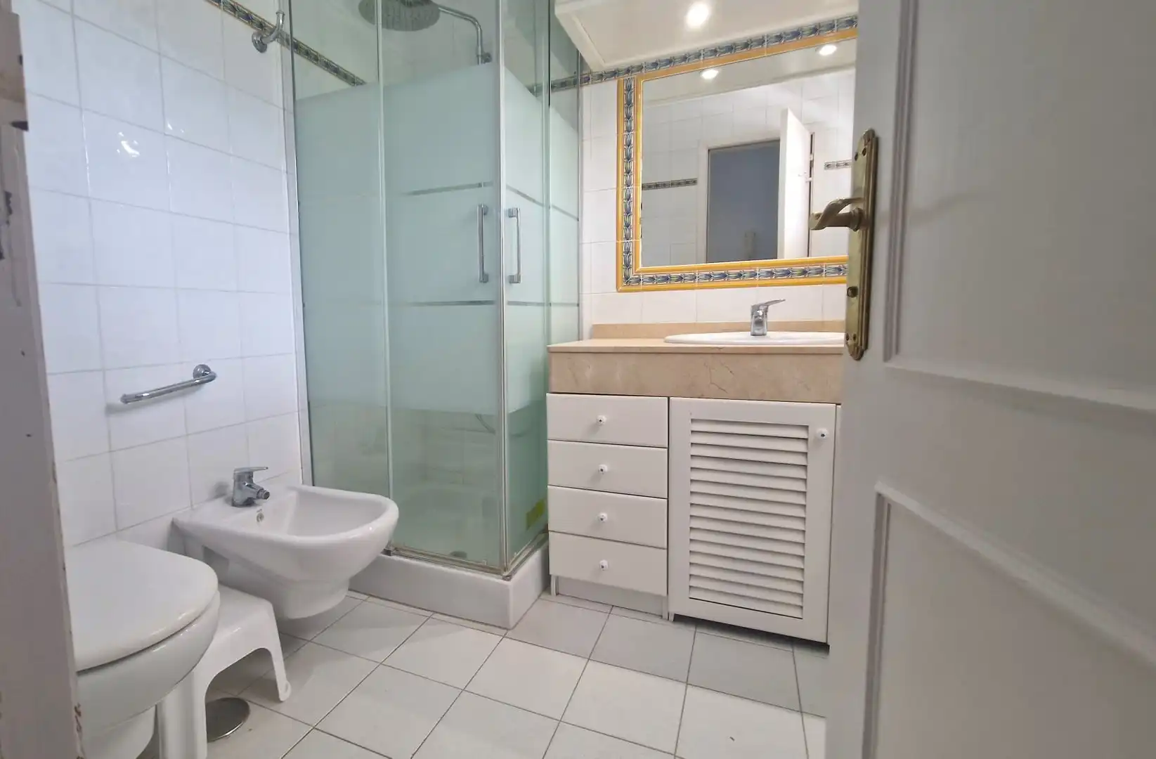 Badezimmer von Wohnung zur Miete in Los Realejos mit Möbliert, Waschmaschine und Balkon