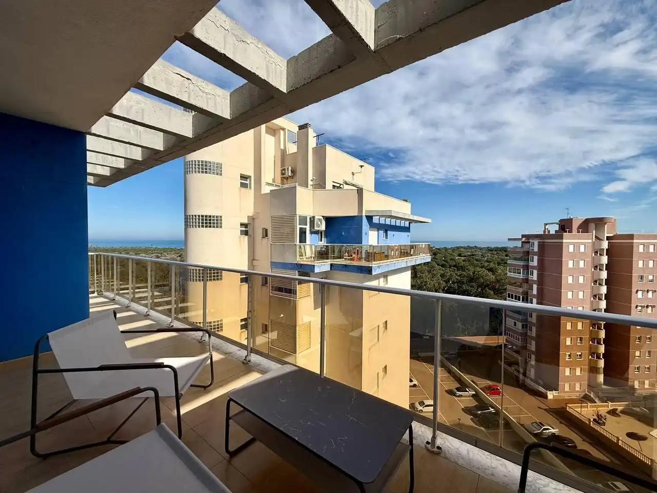 Terraza de Apartamento en venta en Guardamar del Segura con Aire acondicionado, Jardín privado y Terraza