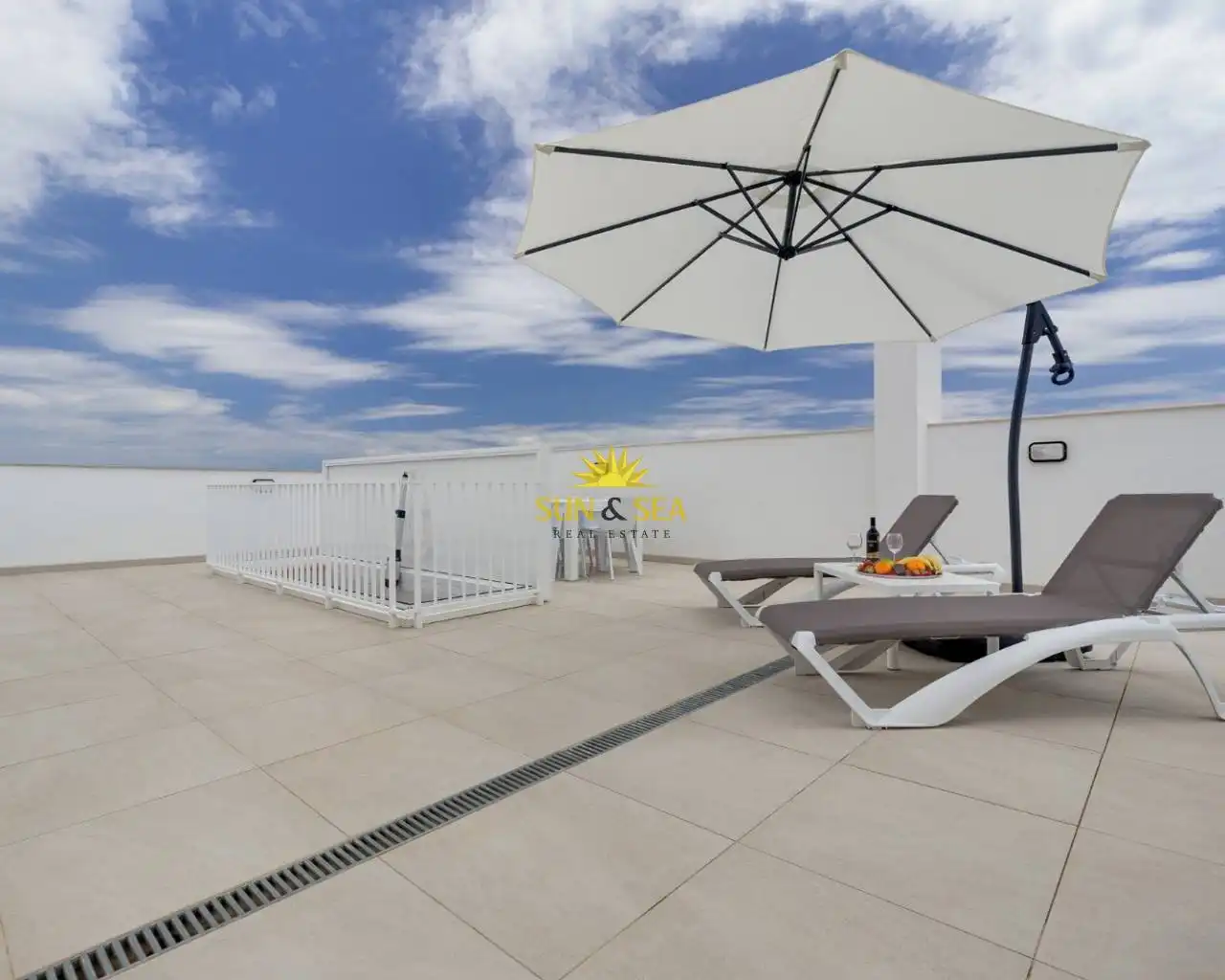 Terraza de Ático de alquiler en Orihuela con Aire acondicionado, Calefacción y Terraza