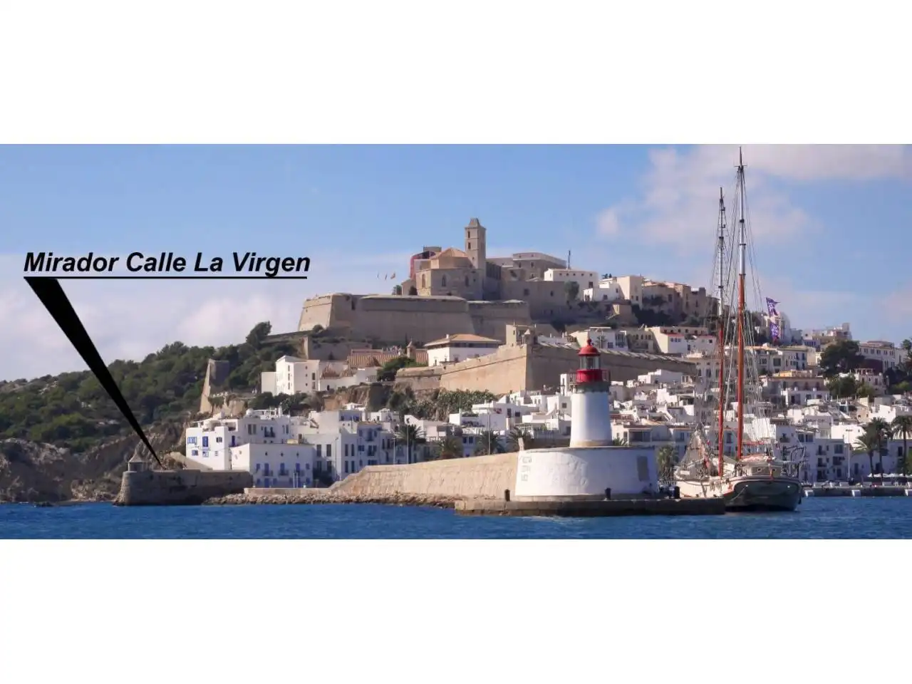 Außenansicht von Wohnung zum Verkauf in Eivissa mit Klimaanlage, Möbliert und Balkon