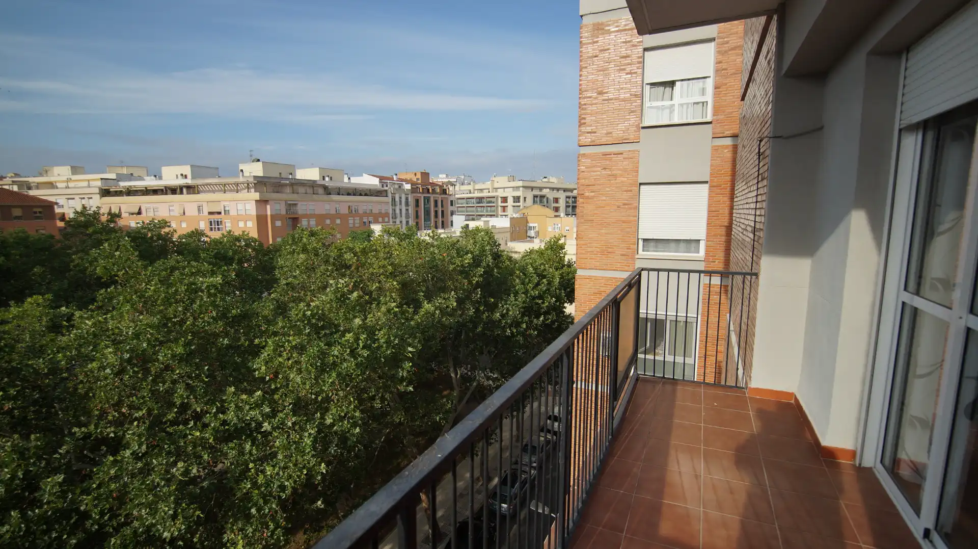 Terrassa de Pis de lloguer en Badajoz amb Calefacció, Moblat i Forn