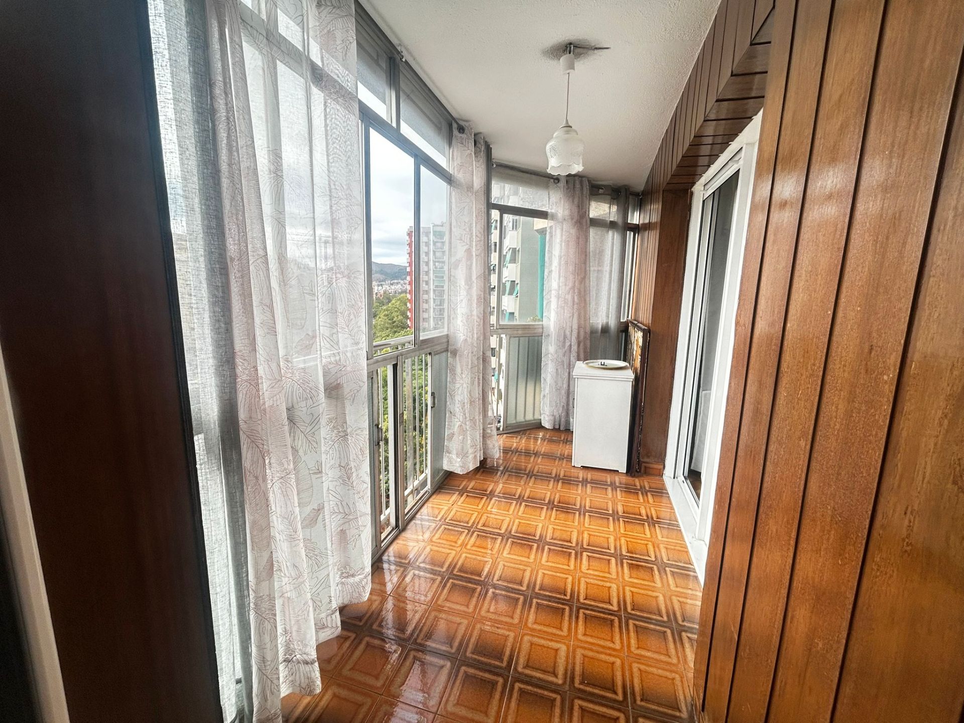 Balcony of Flat to rent in  Barcelona Capital  with Heating, Furnished and Washing machine